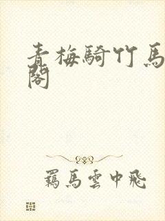 青梅骑竹马笔趣阁封面