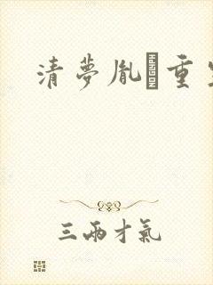 清梦胤礽重生封面