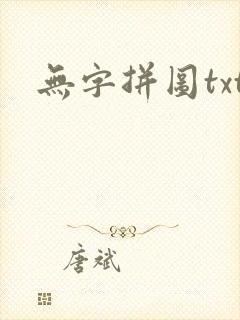 无字拼图txt封面