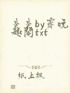 炎炎by霁晚笔趣阁txt封面