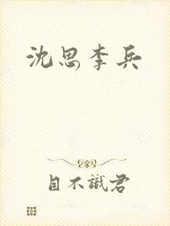 沈思李兵