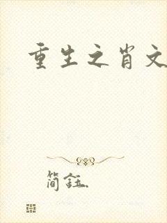 重生之肖文封面