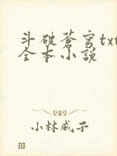 斗破苍穹txt全本小说封面