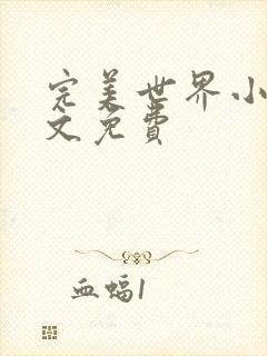 完美世界小说全文免费
