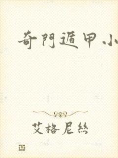 奇门遁甲小说