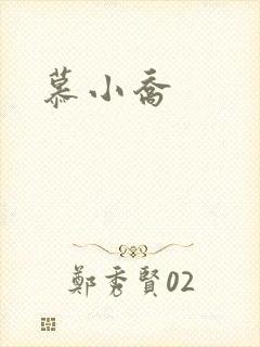 慕小乔封面