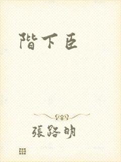 阶下臣封面