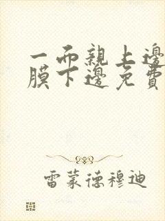 一面亲上边一面膜下边免费阅读