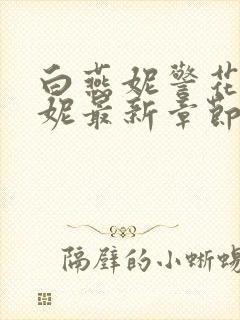 白燕妮警花白艳妮最新章节更新