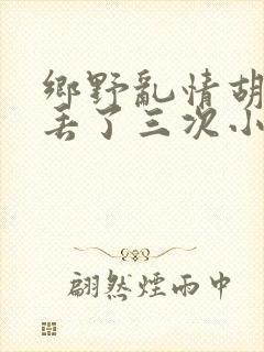乡野乱情胡秀英丢了三次小说