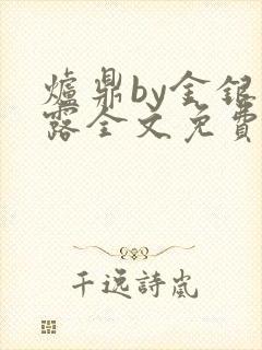 炉鼎by金银花露全文免费阅读笔趣阁