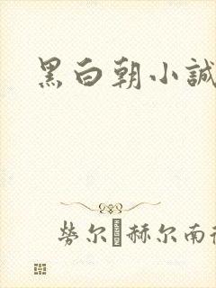黑白朝小诚
