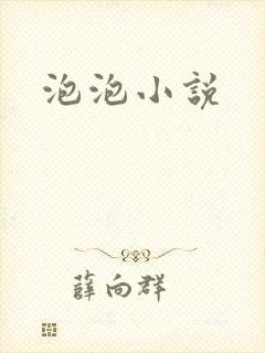 泡泡小说
