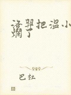 洛羿把温小辉做烂了