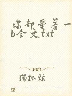 你却爱着一个sb全文txt