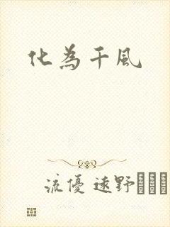 化为千风封面