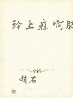 干上瘾 啊肥阿封面