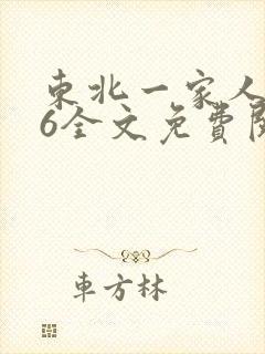 东北一家人1一6全文免费阅读封面