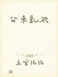 公车乱欲封面