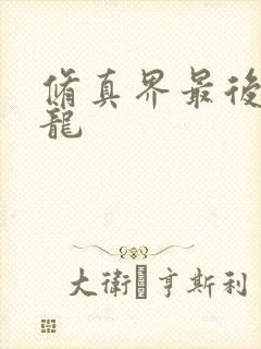 修真界最后一条龙