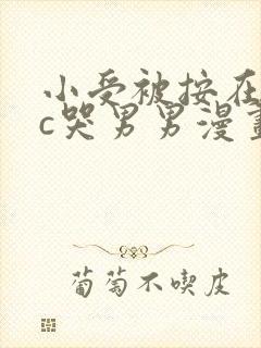 小受被按在墙上c哭男男漫画