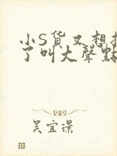 小S货又想挨C了叫大声点小