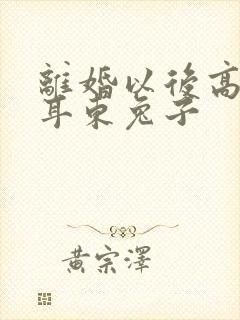 离婚以后高干 耳东兔子