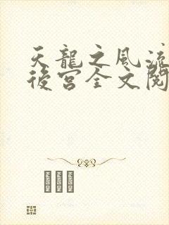 天龙之风流猎艳后宫全文阅读