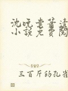 沈晚棠萧清渊的小说免费阅读封面