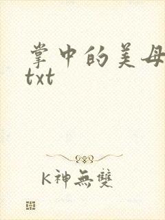 掌中的美母版主txt