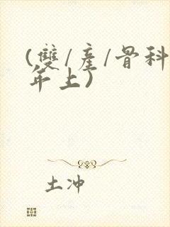 (双/产/骨科年上)封面