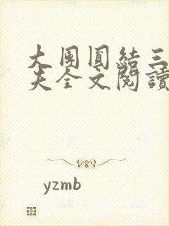 大团圆结三女一夫全文阅读