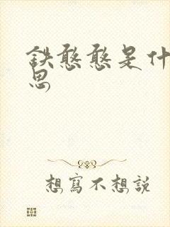 铁憨憨是什么意思