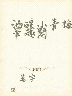 酒酿小青梅po笔趣阁