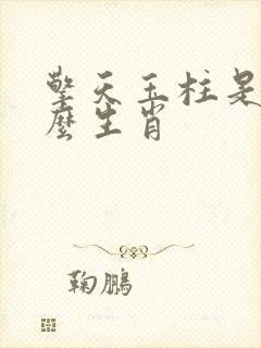 擎天玉柱是指什么生肖