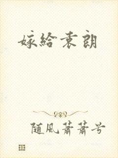 嫁给袁朗
