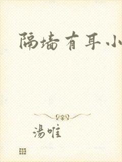 隔墙有耳小说