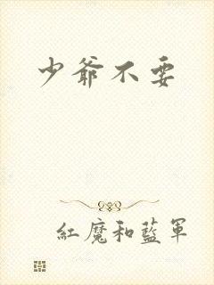 少爷不要
