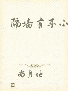 隔墙有耳小说