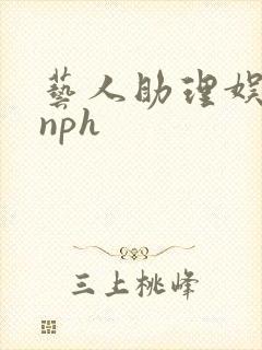 艺人助理娱乐圈nph