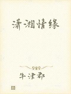 潇湘情缘封面
