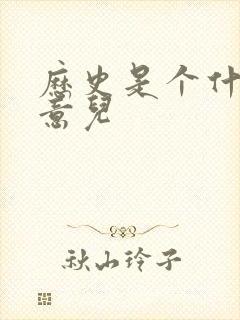 历史是个什么玩意儿