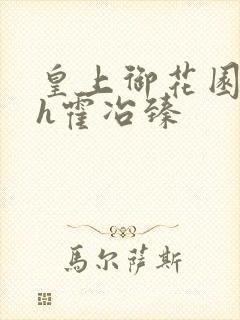 皇上御花园hlh霍冶臻封面