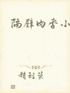 隔壁肉香小说