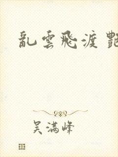 乱云飞渡 艳姨封面