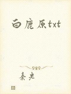 白鹿原txt