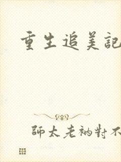 重生追美记2