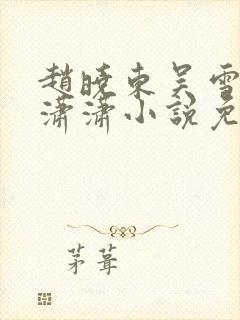 赵晓东吴雪晴王潇潇小说免费阅读