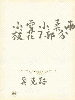 小雪小柔两个大校花7部分