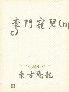 豪门宠儿(npc)封面